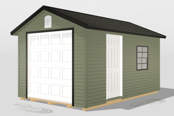 10x16 ranch garage